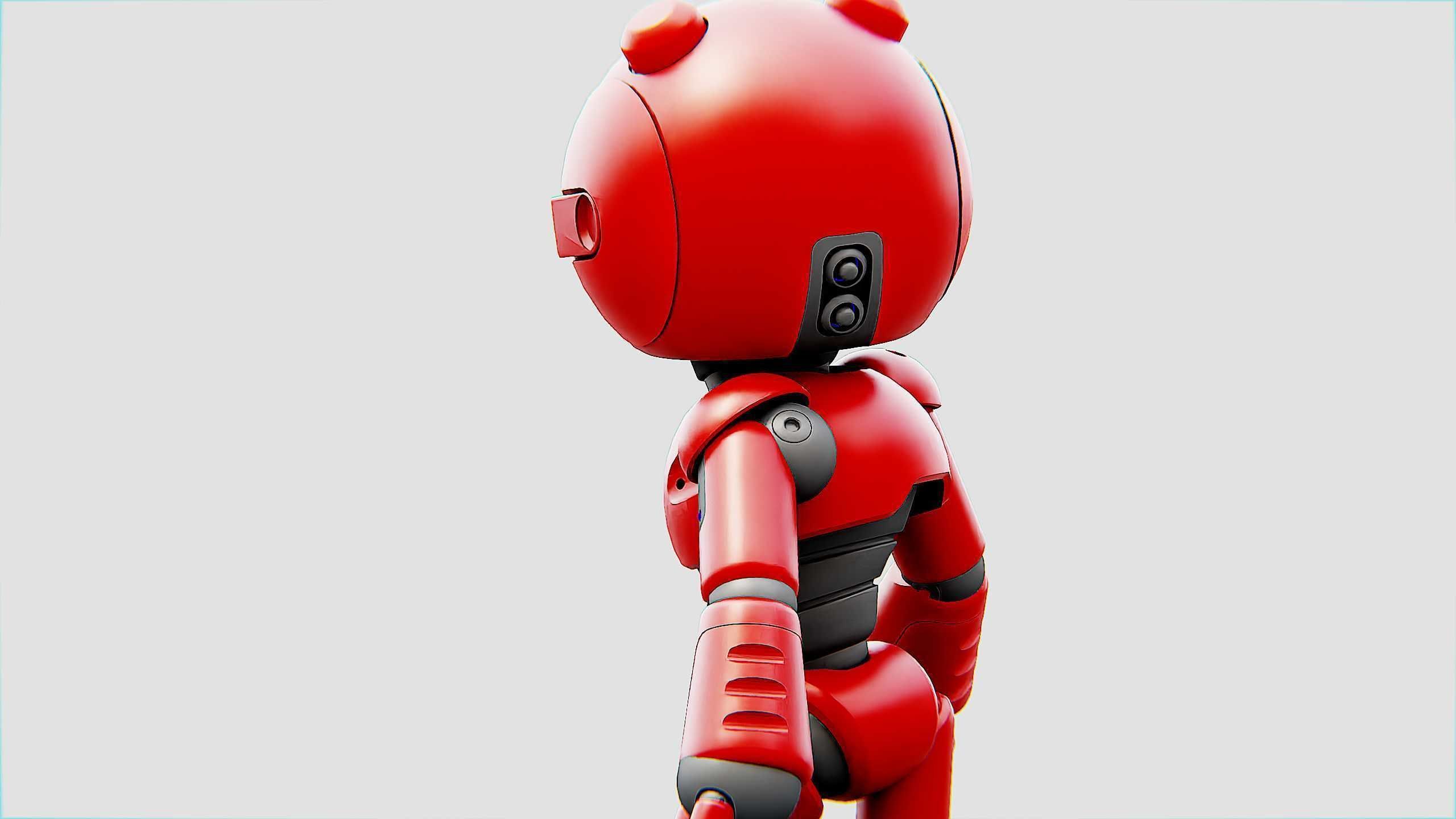 HELL BOY BOT Rigged for Unreal Engine - Unity - MIXAMO 3D model_17