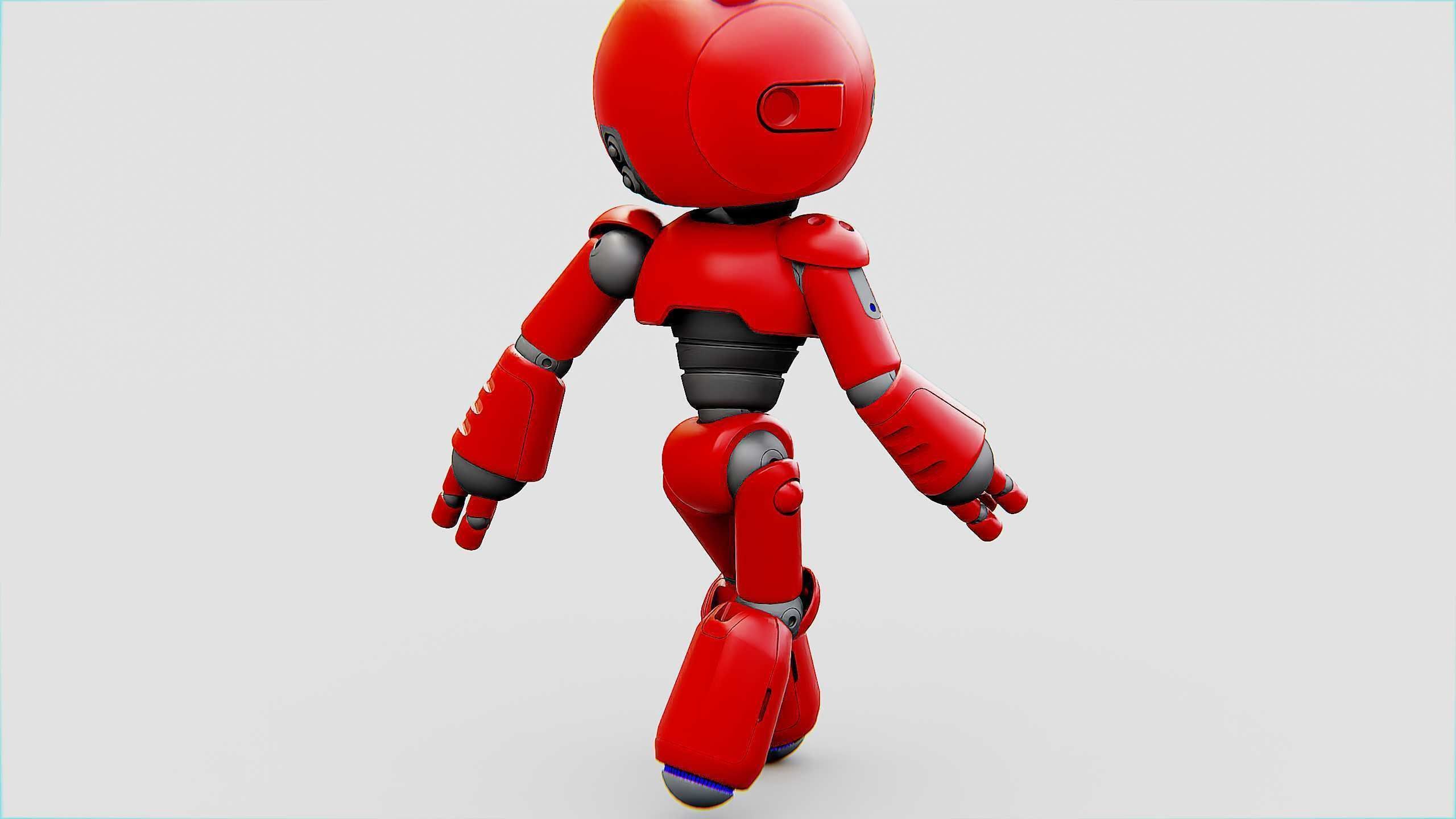 HELL BOY BOT Rigged for Unreal Engine - Unity - MIXAMO 3D model_21