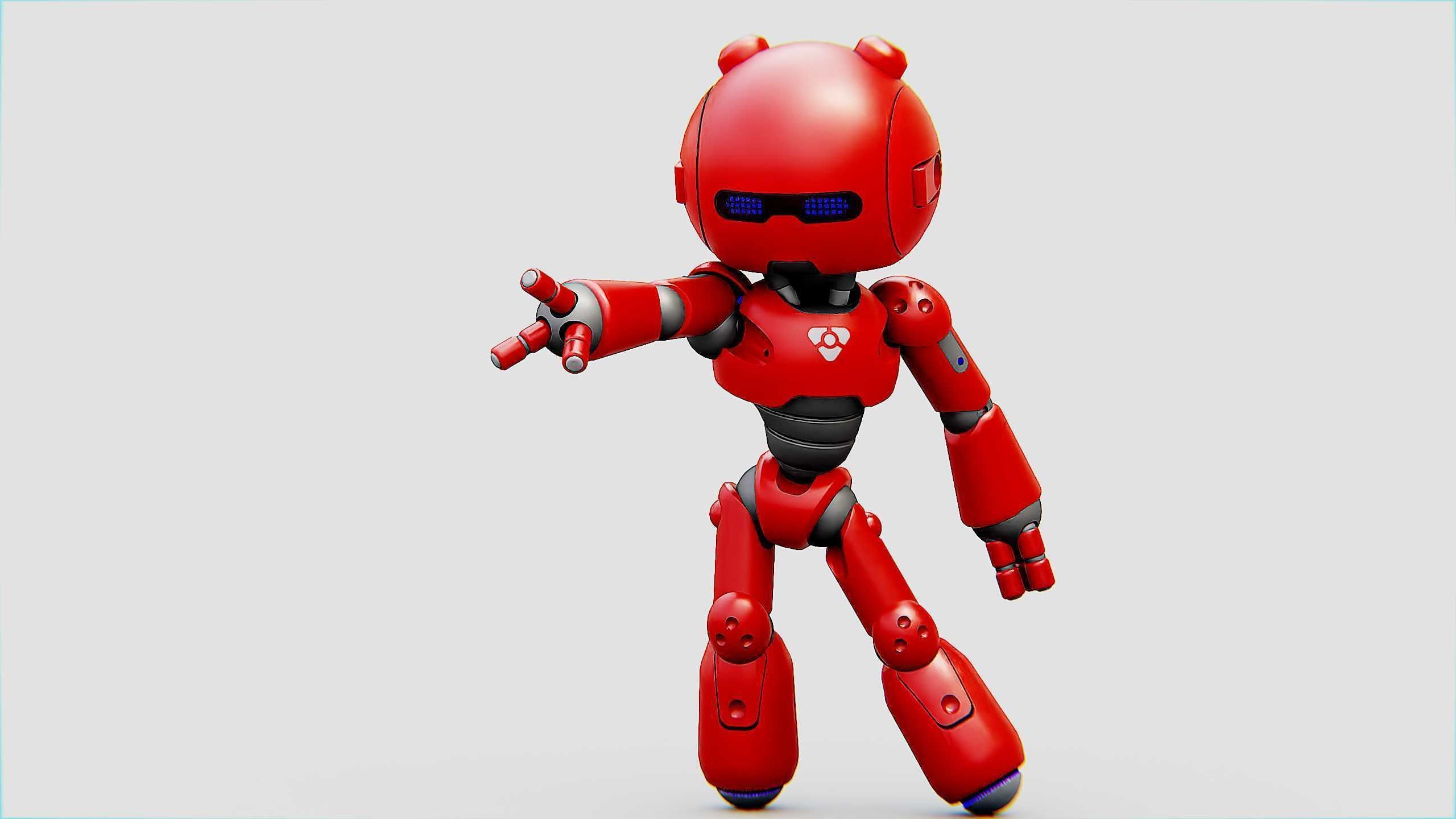 HELL BOY BOT Rigged for Unreal Engine - Unity - MIXAMO 3D model_25