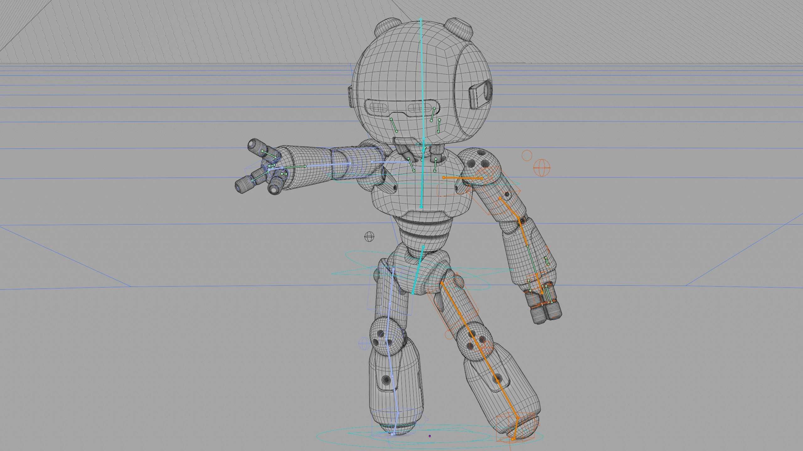 HELL BOY BOT Rigged for Unreal Engine - Unity - MIXAMO 3D model_40