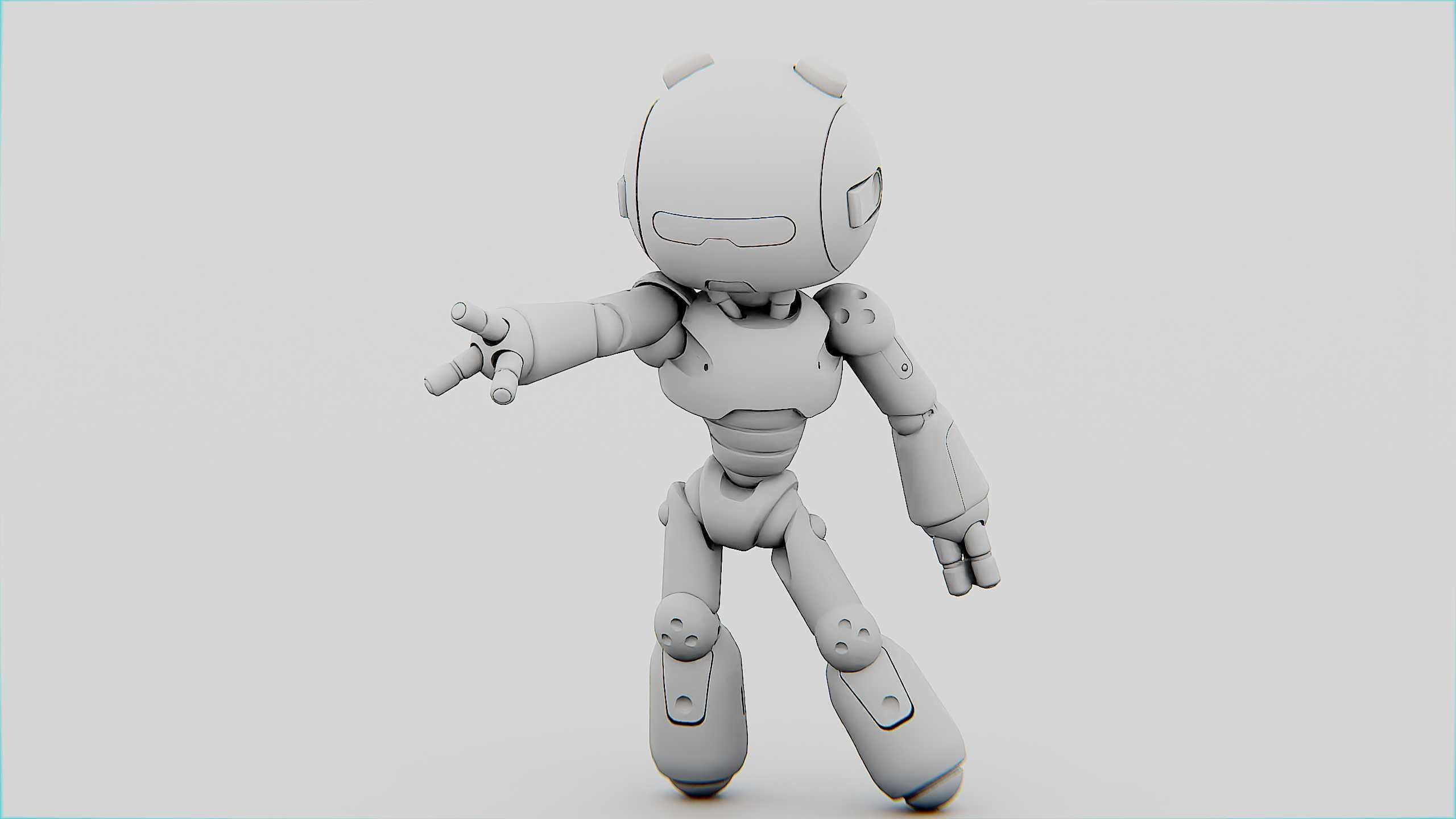 HELL BOY BOT Rigged for Unreal Engine - Unity - MIXAMO 3D model_33