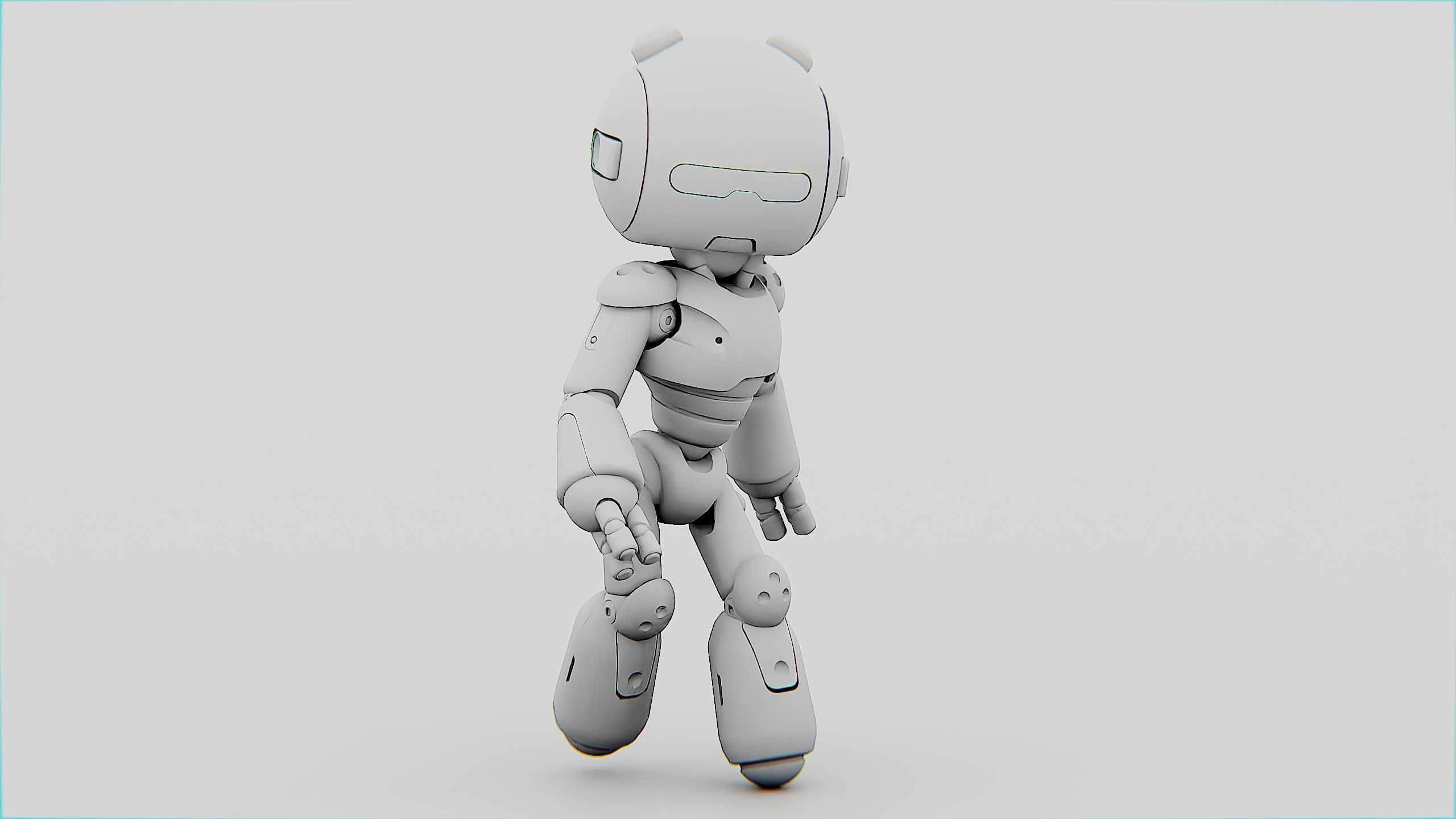 HELL BOY BOT Rigged for Unreal Engine - Unity - MIXAMO 3D model_35