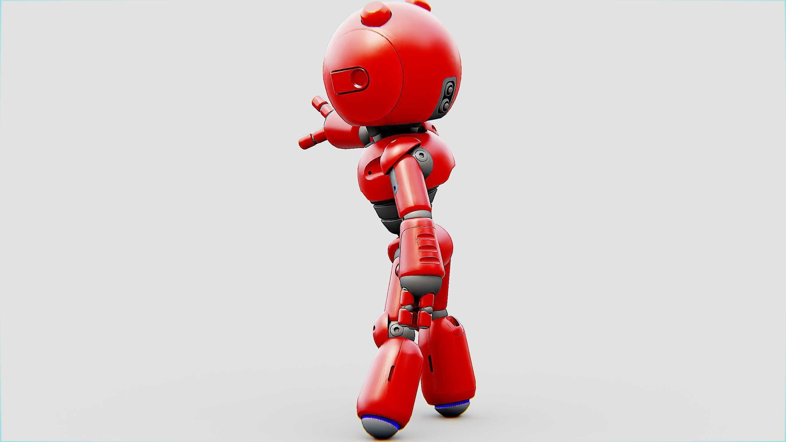 HELL BOY BOT Rigged for Unreal Engine - Unity - MIXAMO 3D model_28