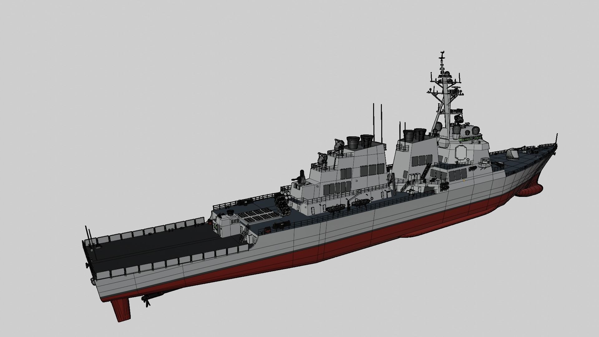 USS Arleigh Burke 3D model_18