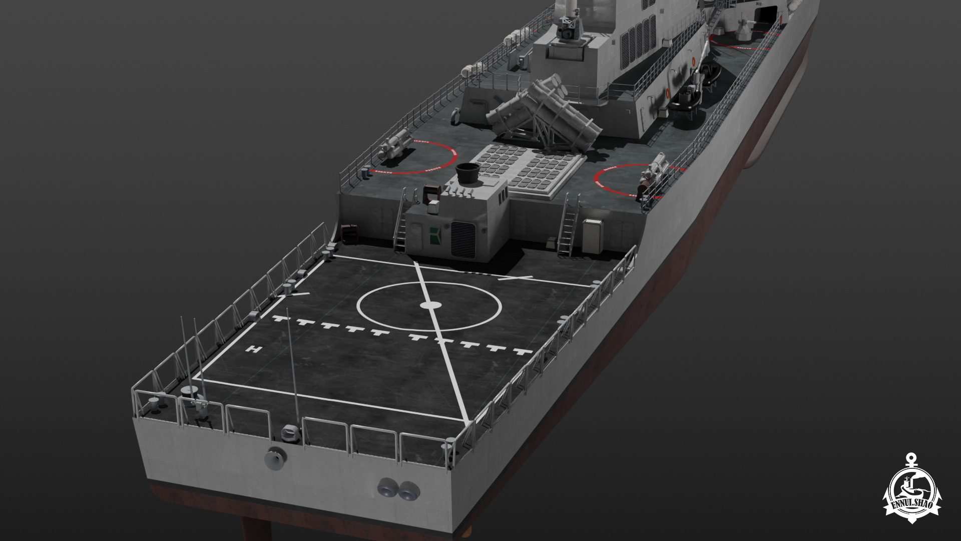 USS Arleigh Burke 3D model_14