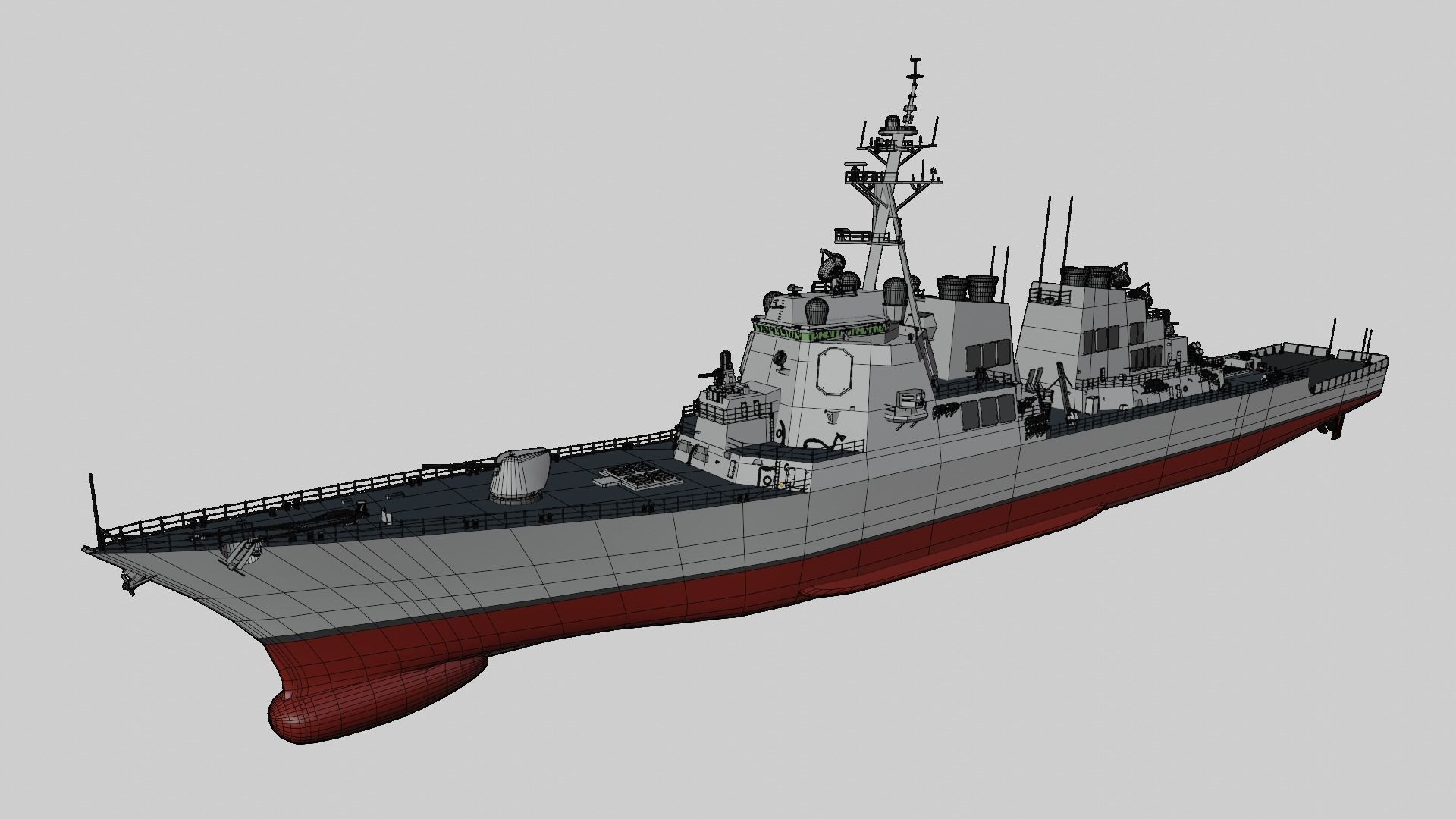 USS Arleigh Burke 3D model_17