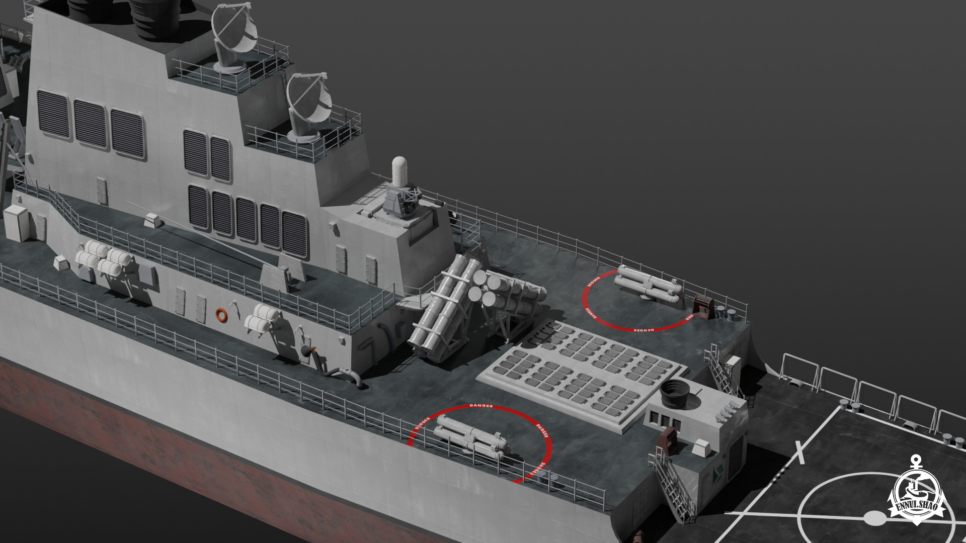 USS Arleigh Burke 3D model_15