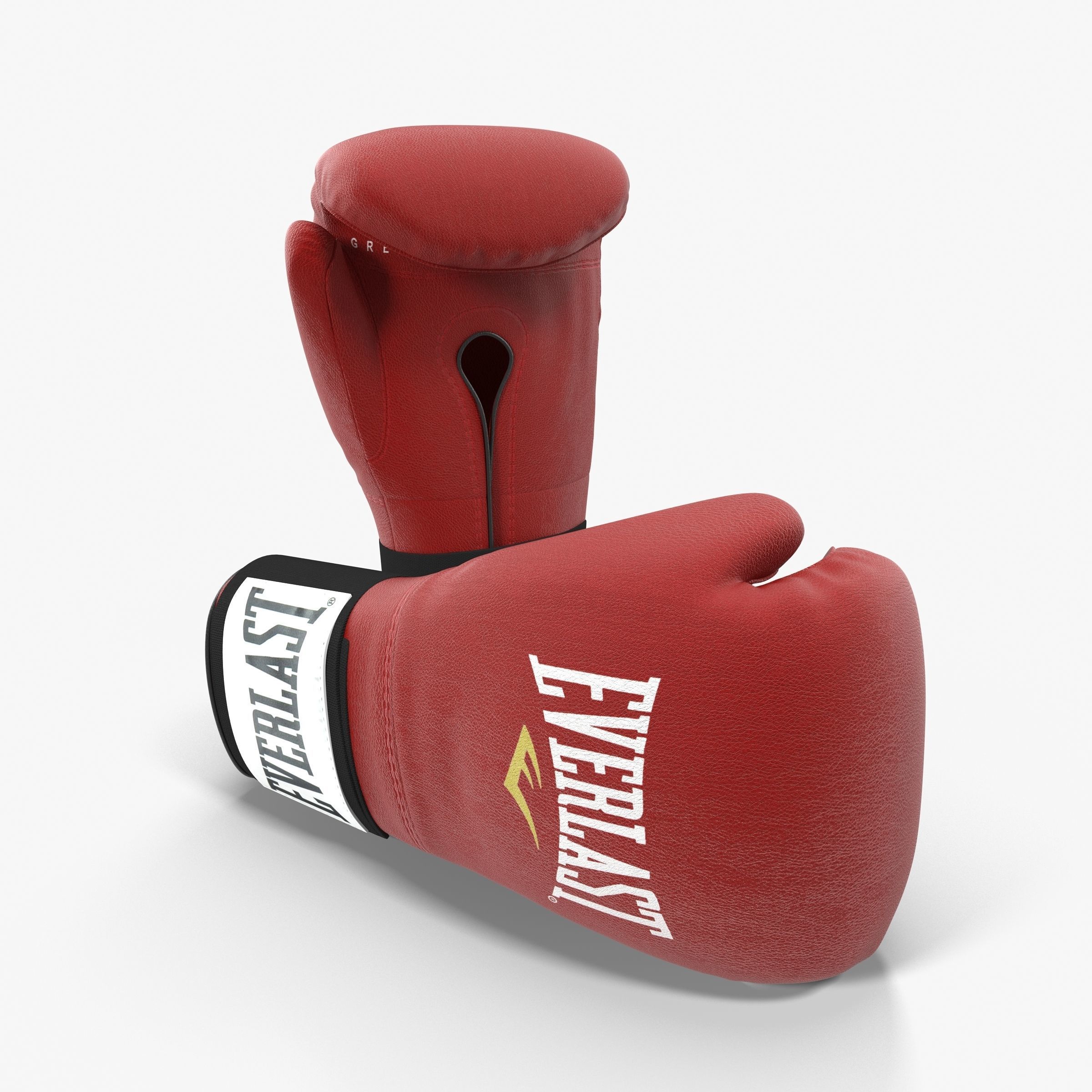 Everlast Boxing Gloves Low-poly 3D model_12