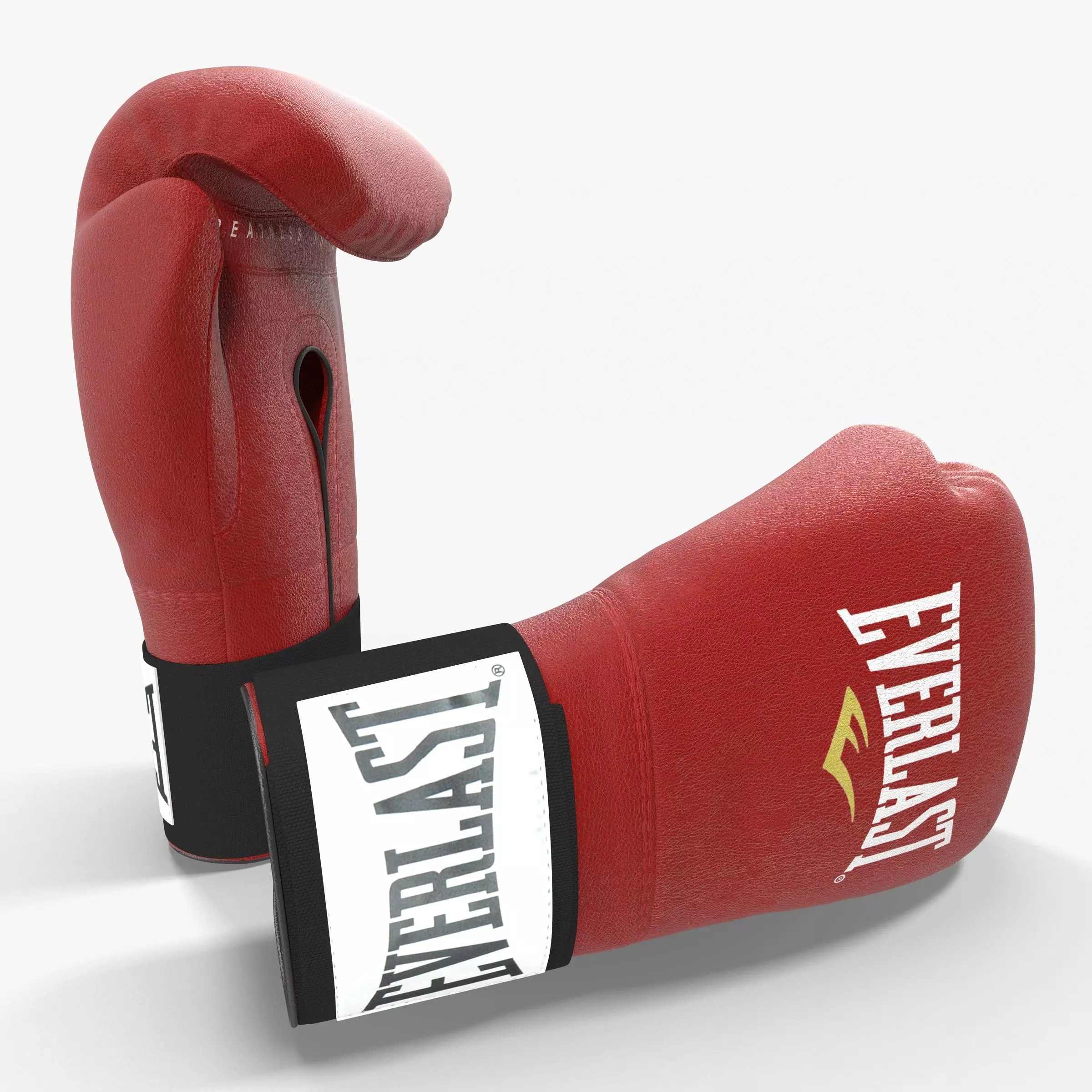 Everlast Boxing Gloves Low-poly 3D model_0