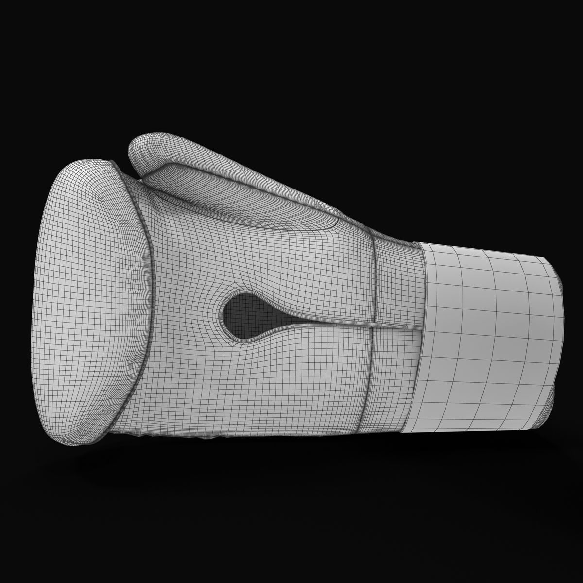 Everlast Boxing Gloves Low-poly 3D model_7