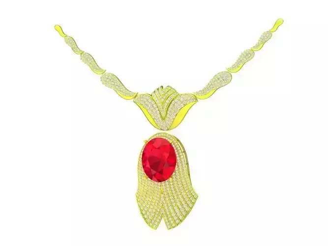 6591 luxury fashion diamond women necklace