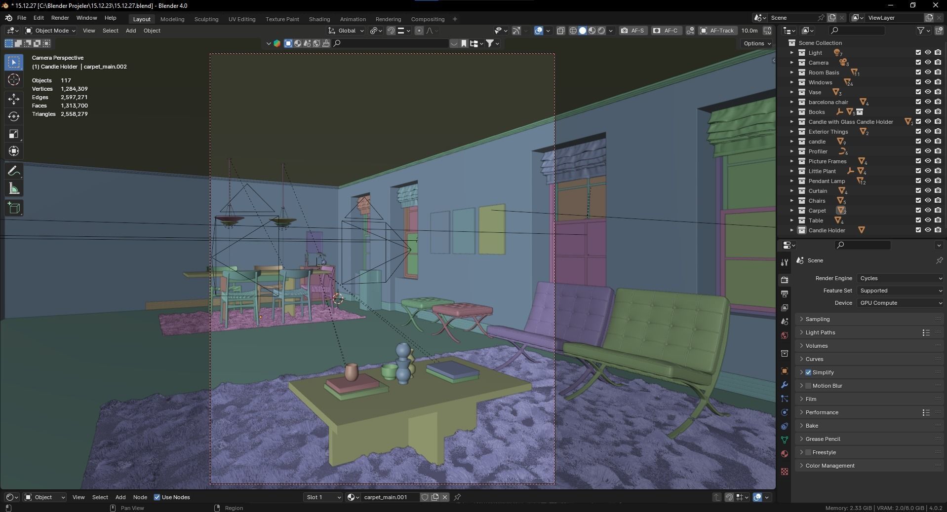 Blender Interior  3D model_8