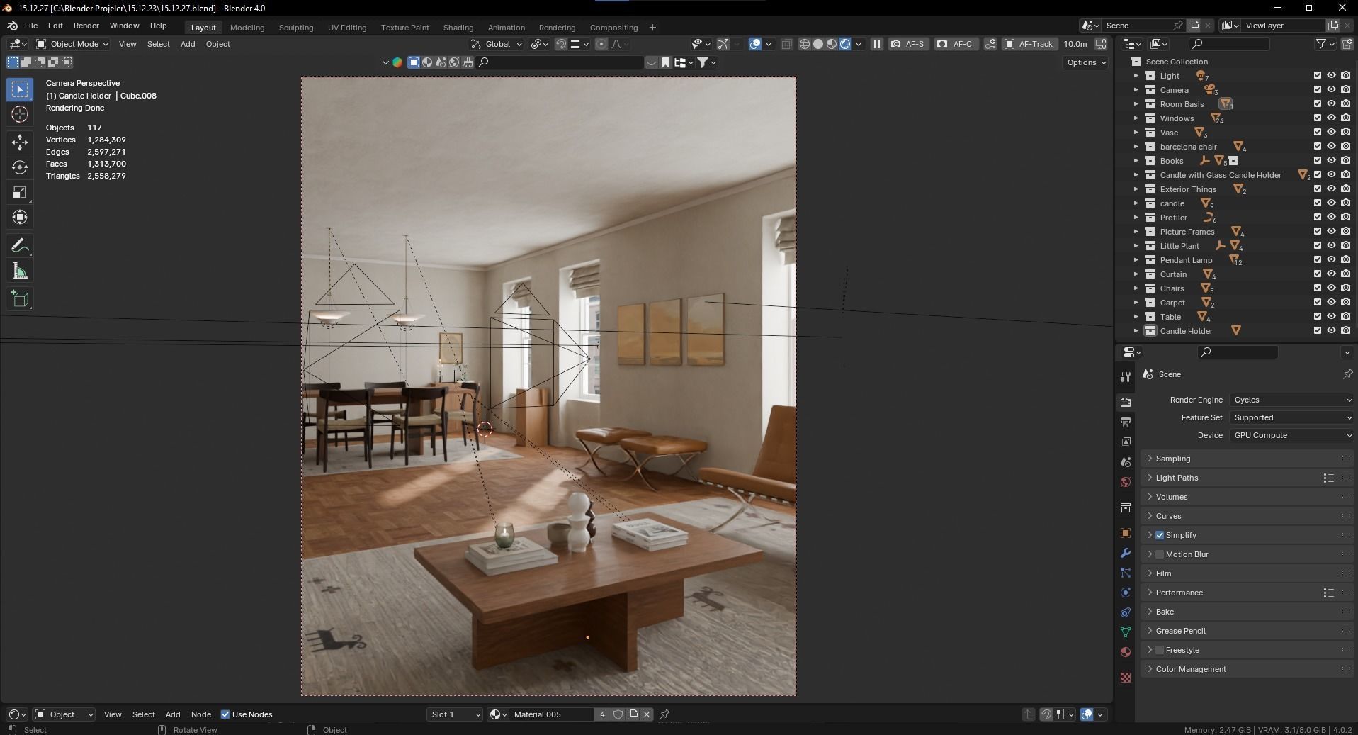 Blender Interior  3D model_7