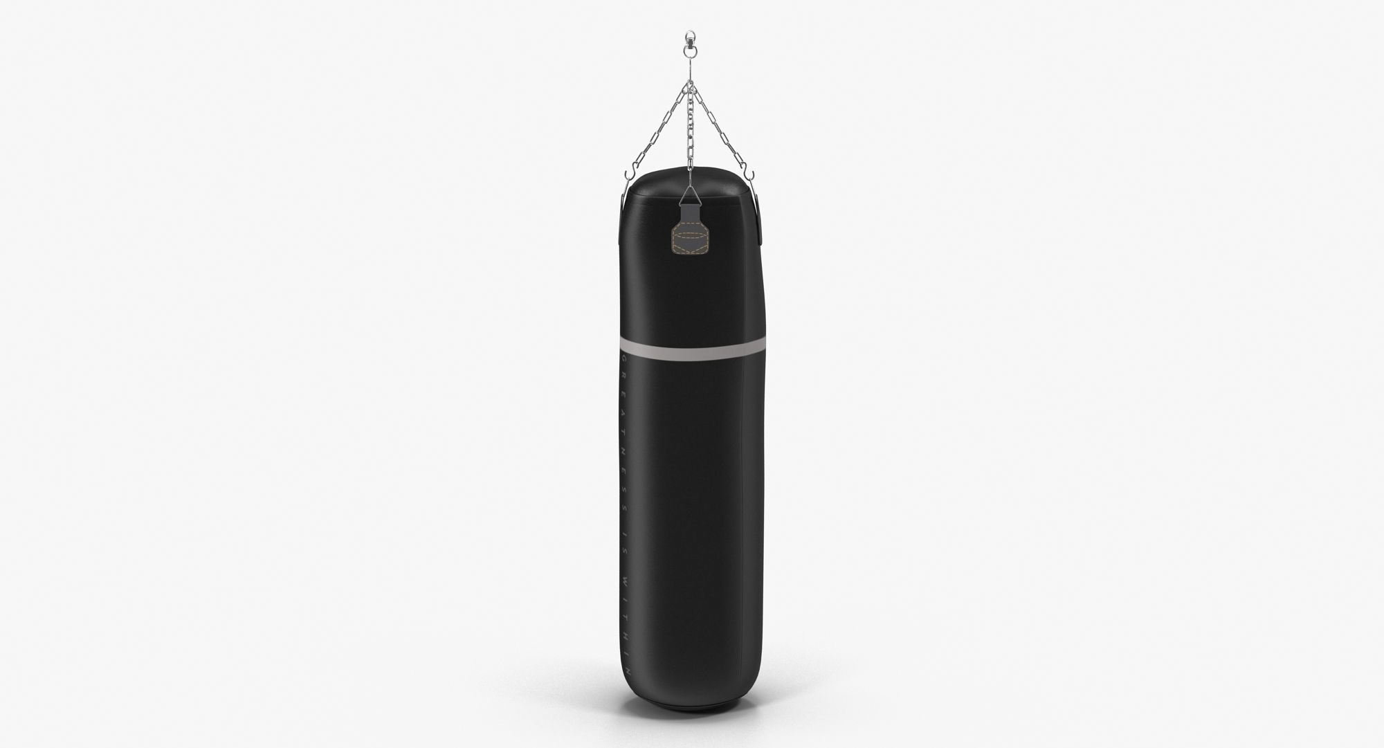 Everlast Super Leather Heavy Punching Bag Low-poly 3D model_6