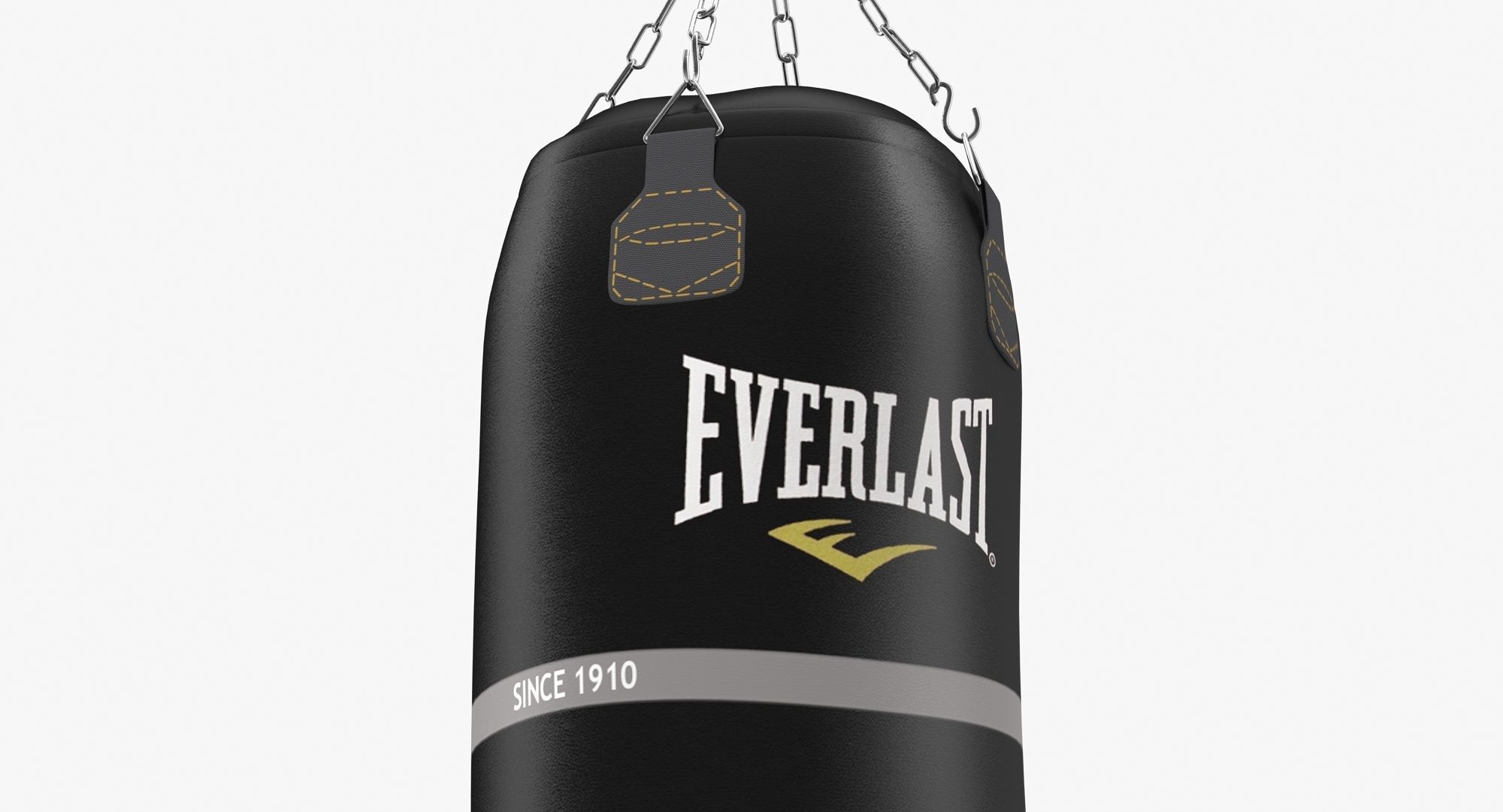 Everlast Super Leather Heavy Punching Bag Low-poly 3D model_21
