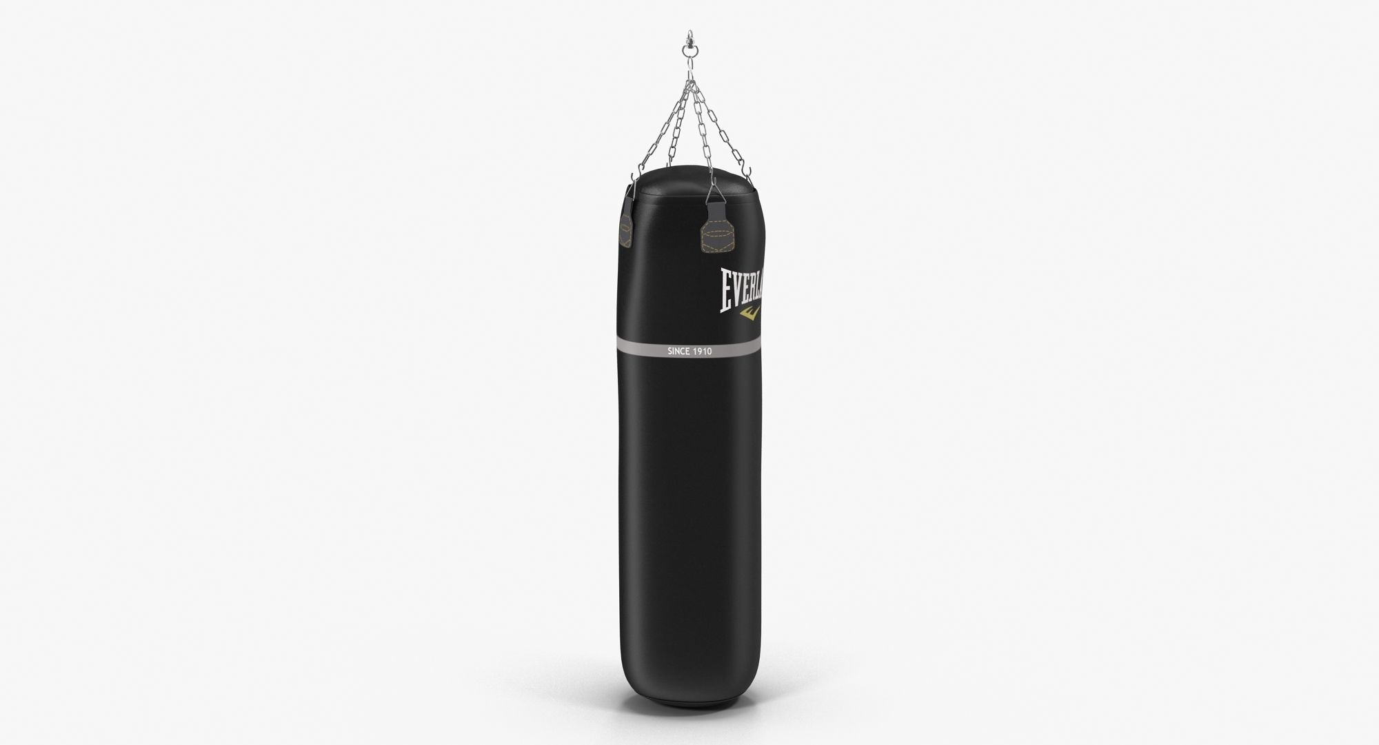 Everlast Super Leather Heavy Punching Bag Low-poly 3D model_9