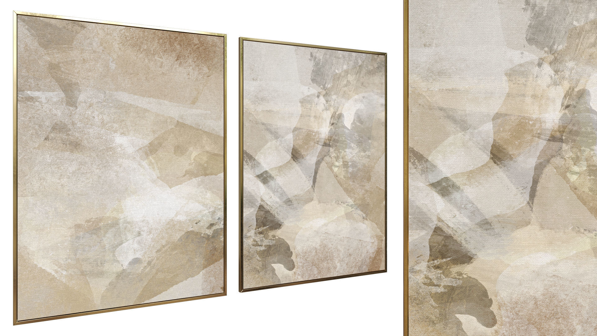 6 Abstract Frames  Set 002 3D model_2