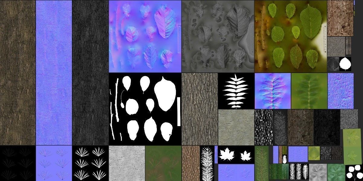 Mountain valley 3D model_5