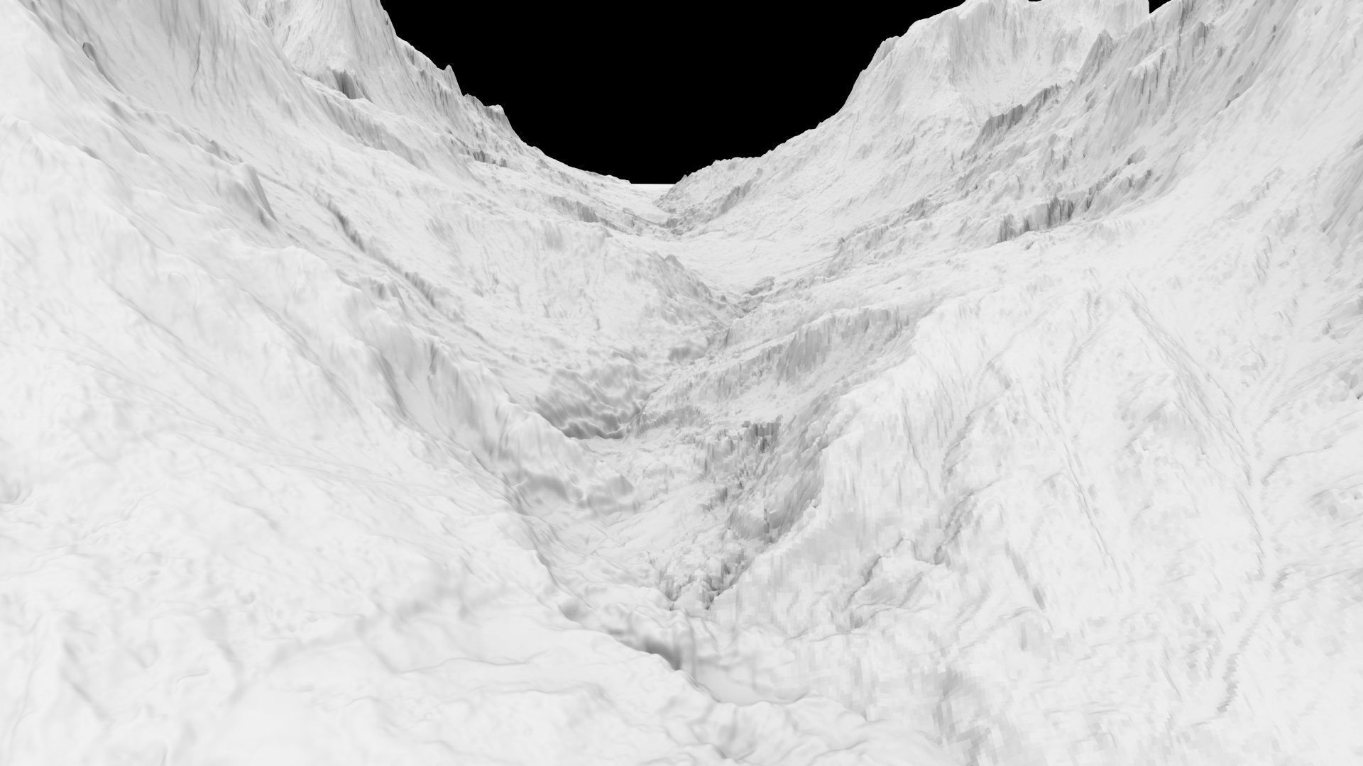 Mountain valley 3D model_13