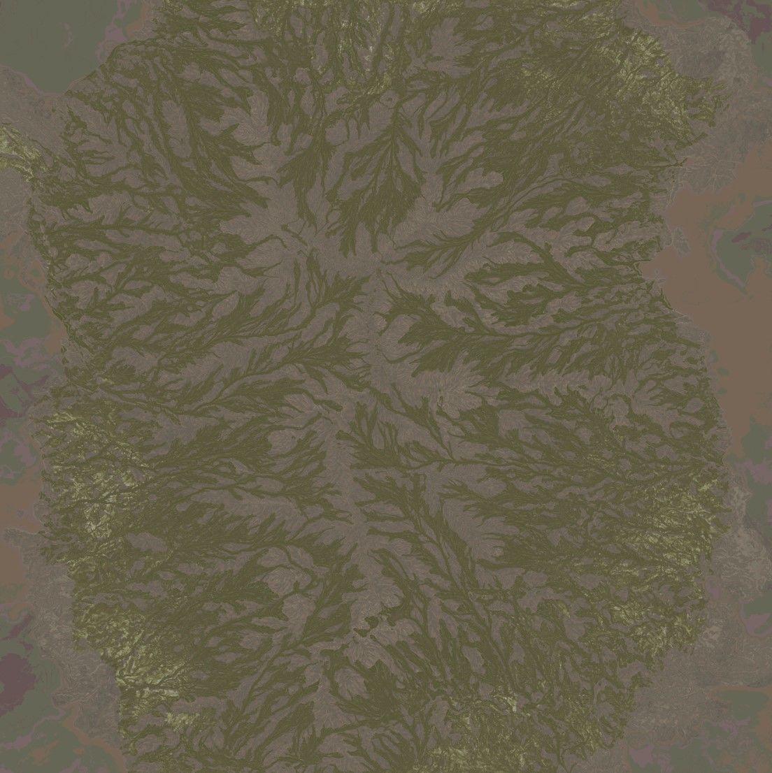 Mountain valley 3D model_6