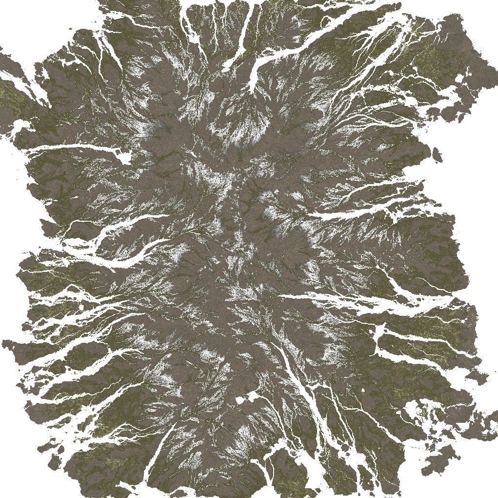 Mountain valley 3D model_7