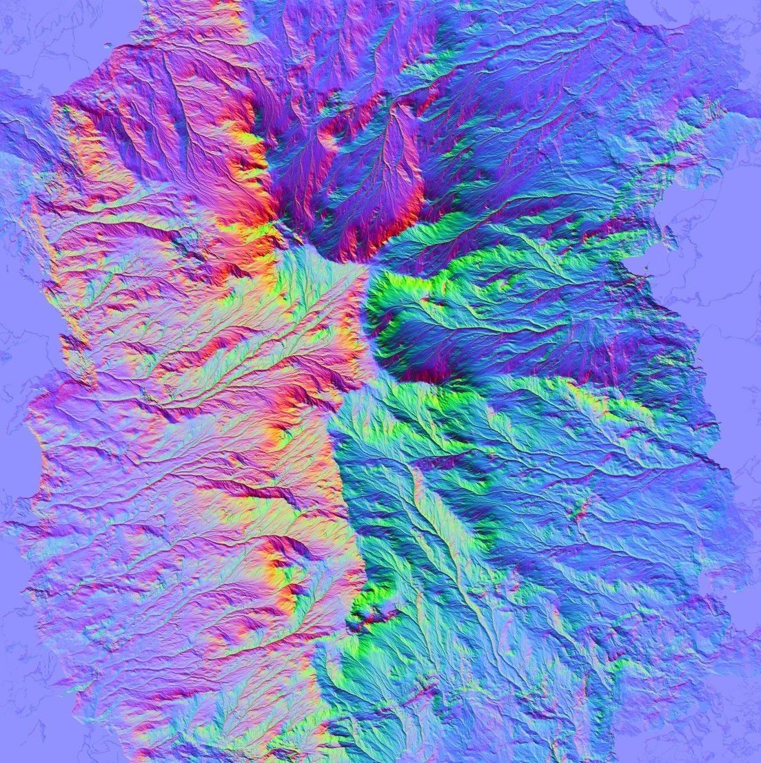 Mountain valley 3D model_11