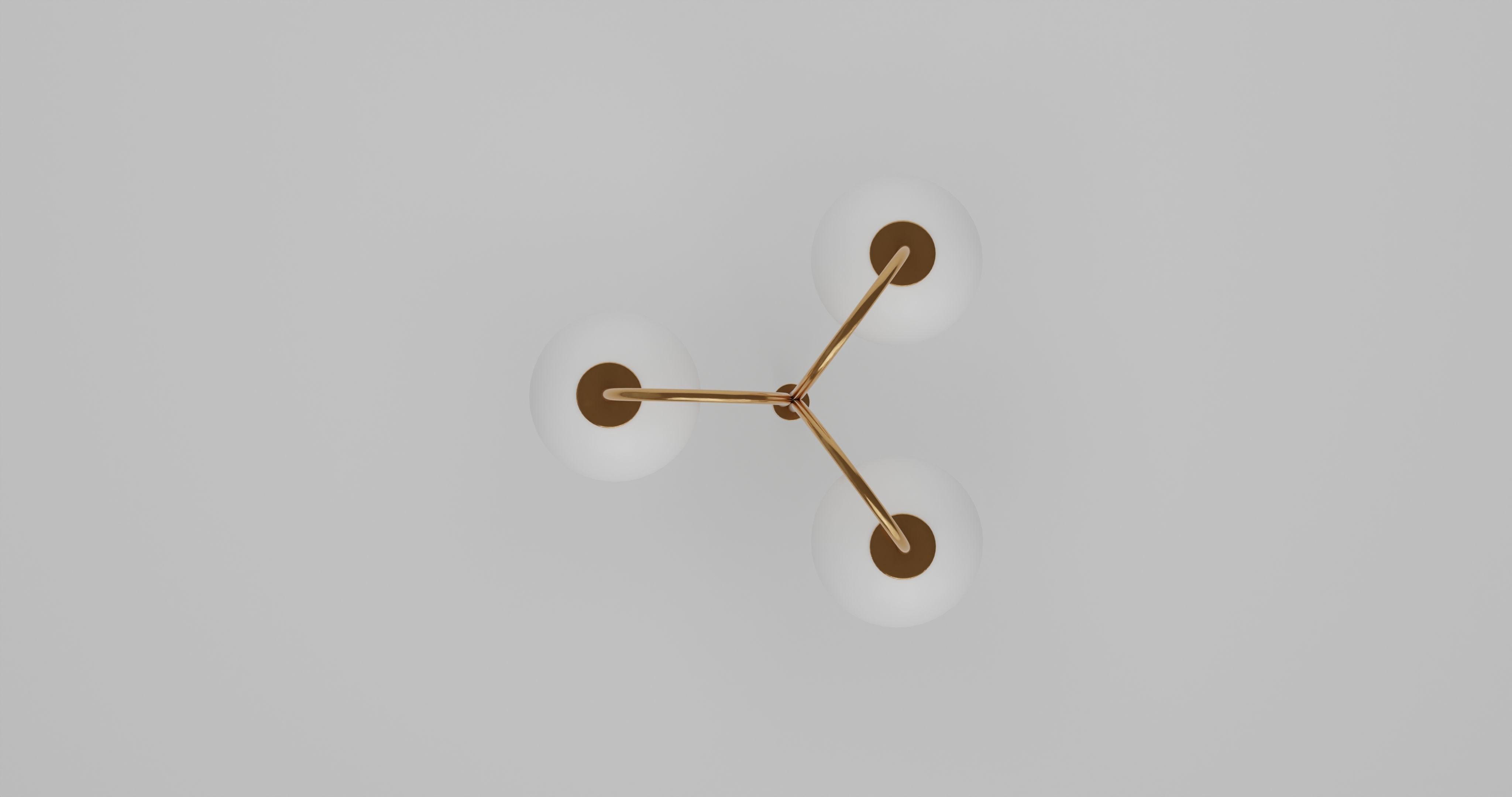 Pendulum Ballon Low-poly 3D model_5