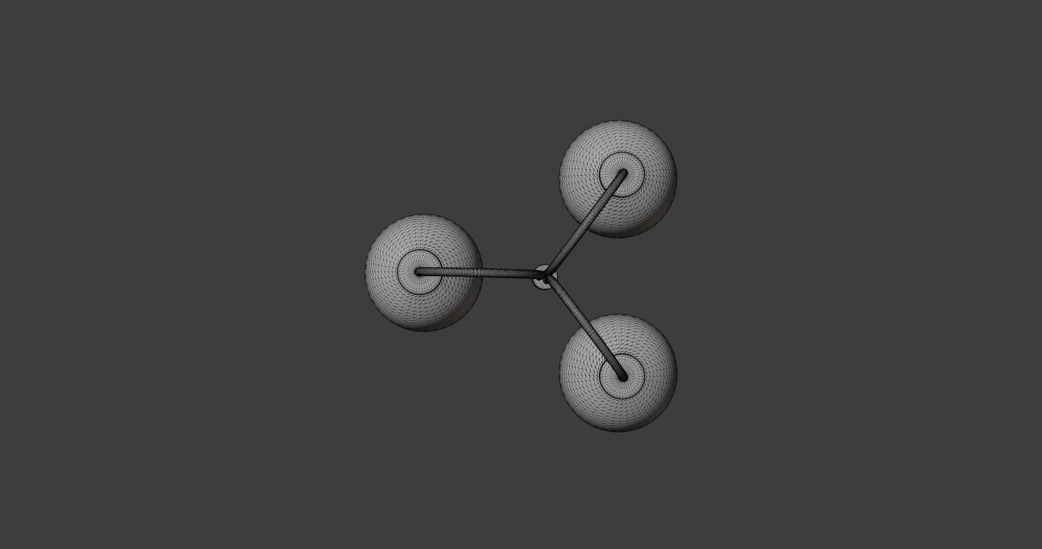 Pendulum Ballon Low-poly 3D model_9