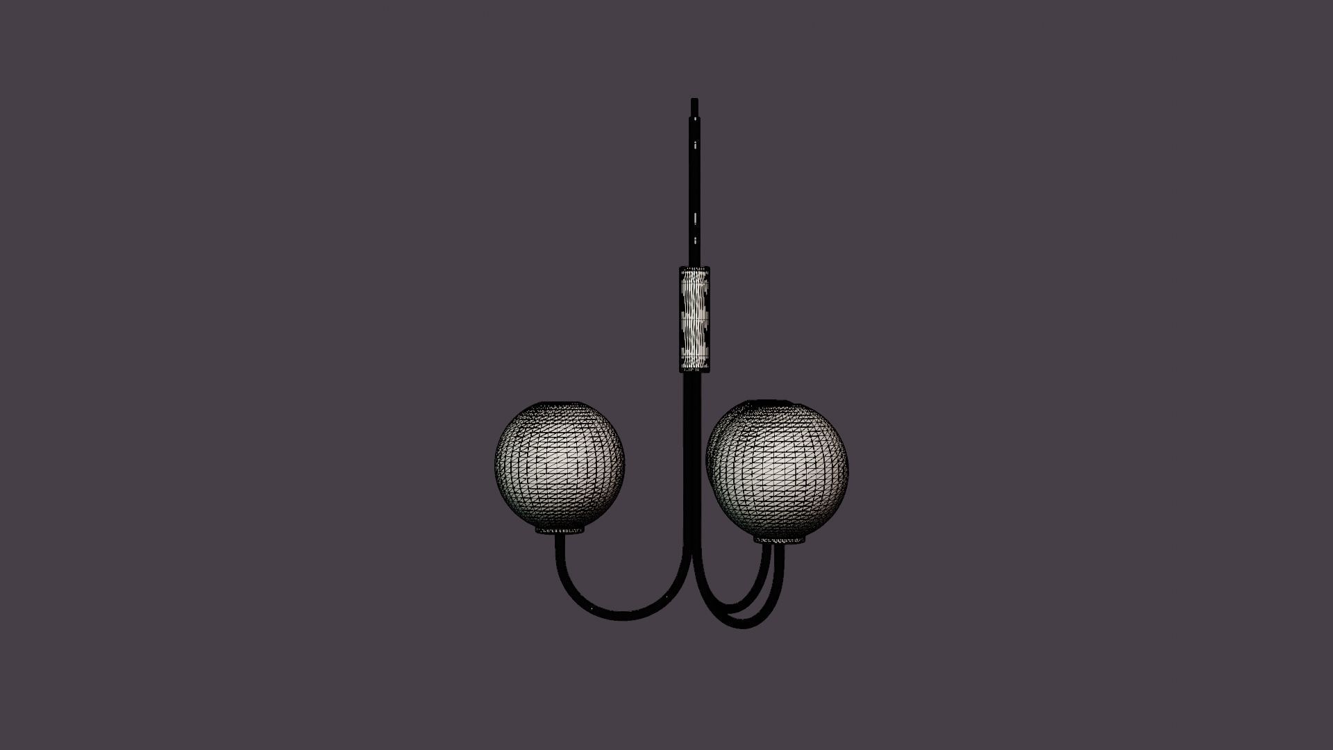 Pendulum Ballon Low-poly 3D model_6