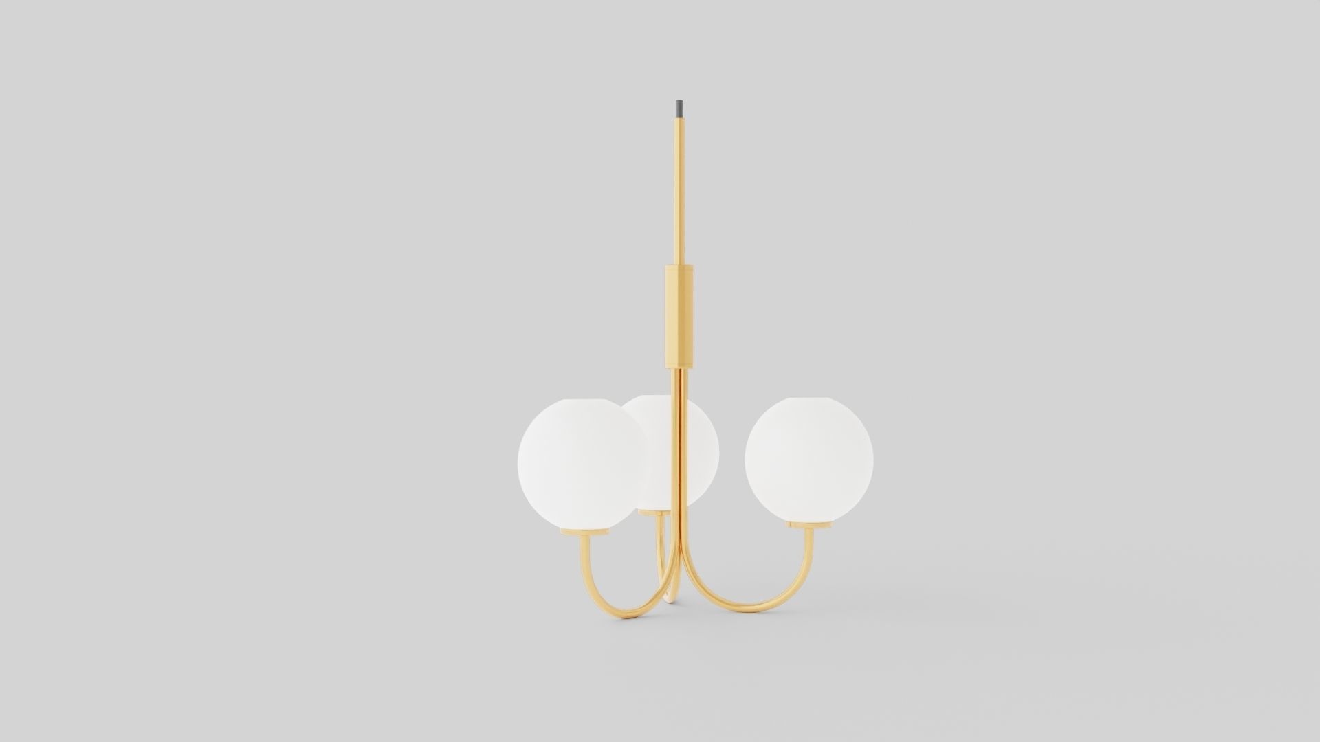 Pendulum Ballon Low-poly 3D model_1