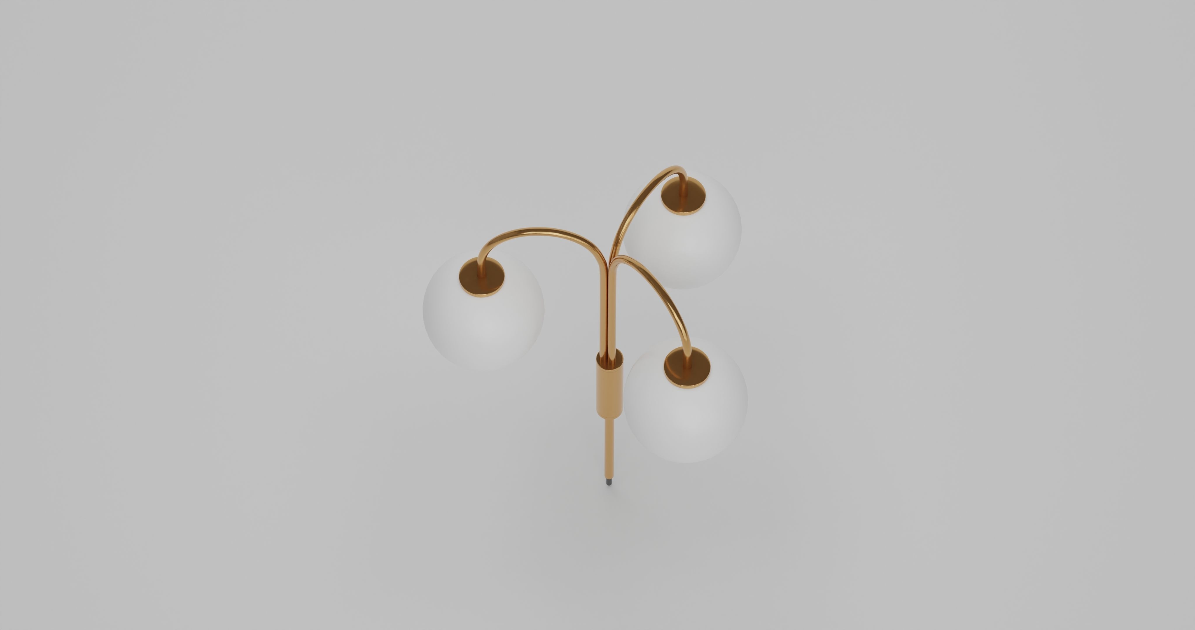 Pendulum Ballon Low-poly 3D model_4