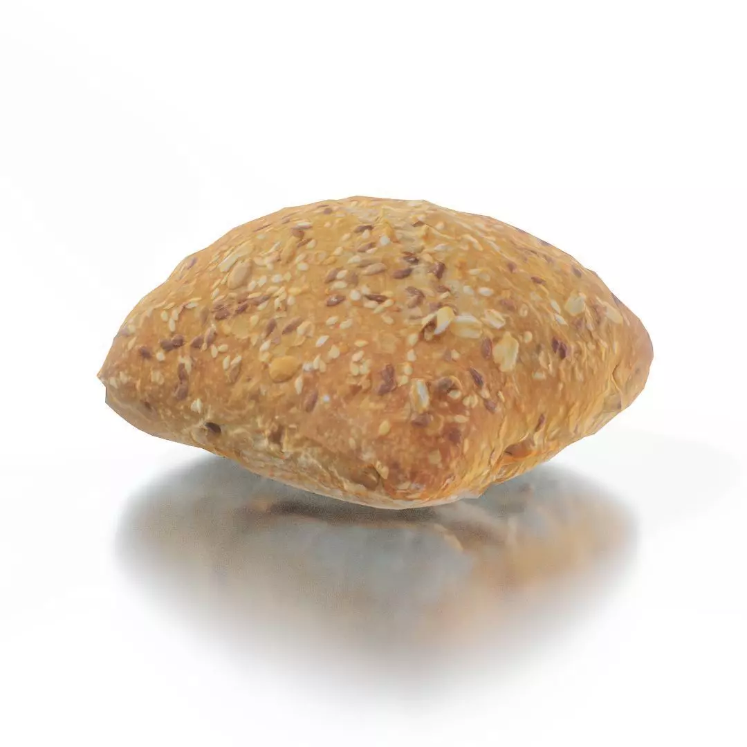 Square Seed Pistolet Low-poly 3D model_0