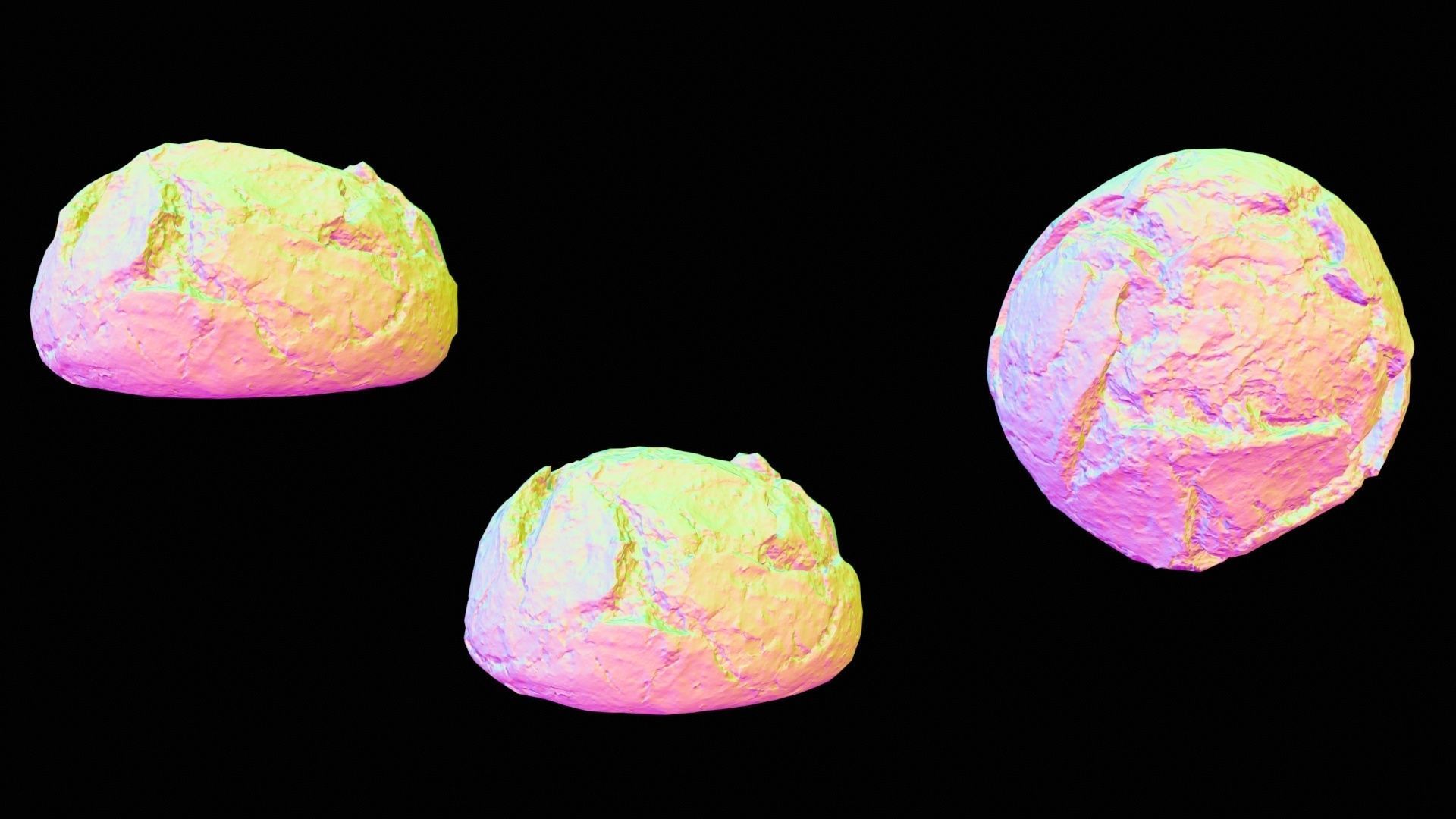 Sour Dough Pistolet Low-poly 3D model_14