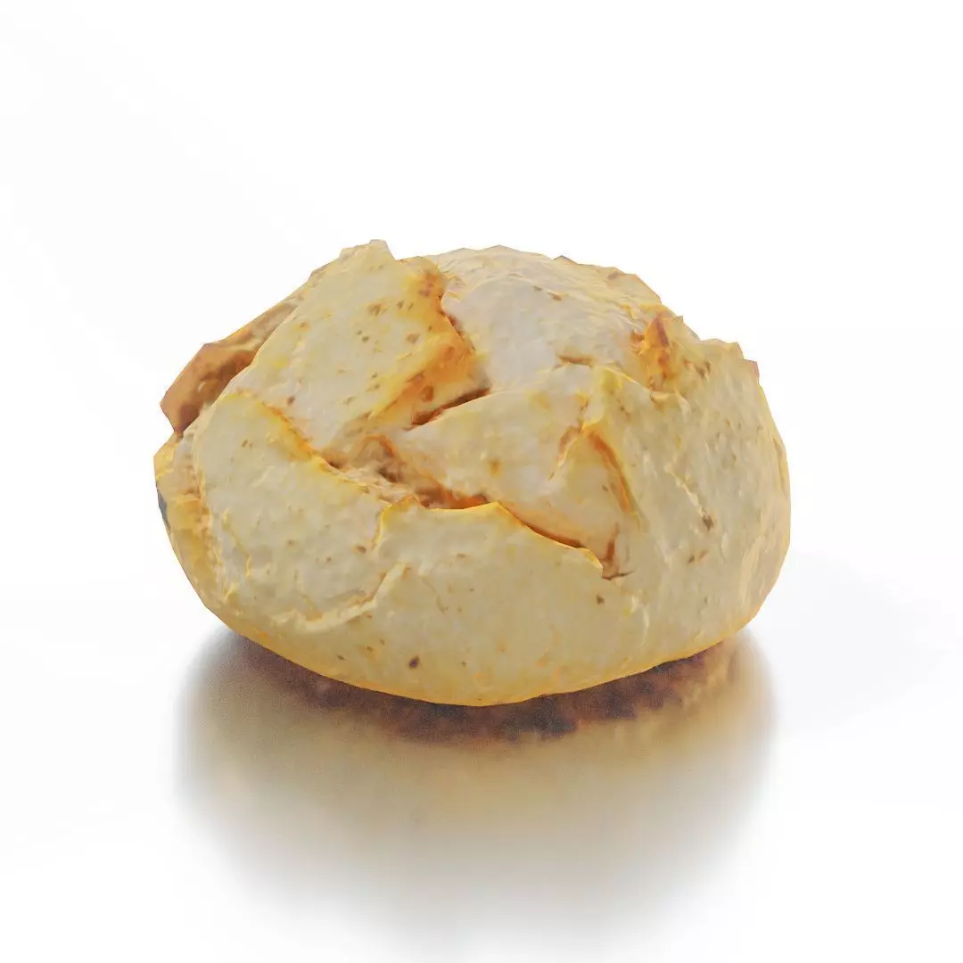 Sour Dough Pistolet Low-poly 3D model_0