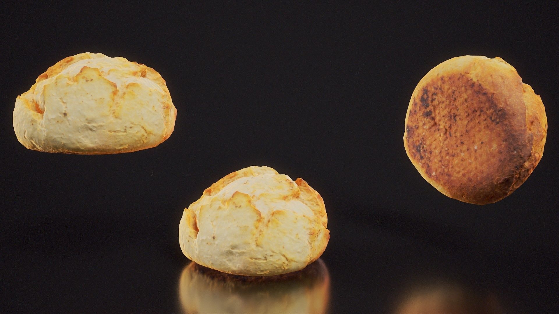 Sour Dough Pistolet Low-poly 3D model_8