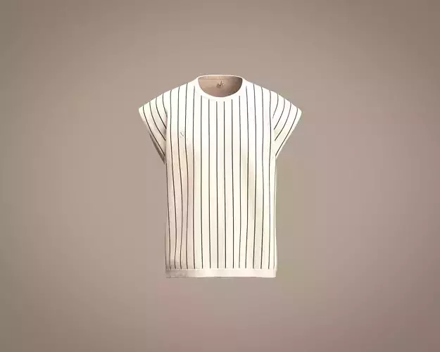 Drop shoulder men tank top Sleeveless Loose men sweat T-shirt