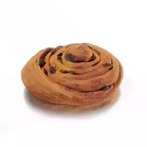 Round Raisin Low-poly 3D model
