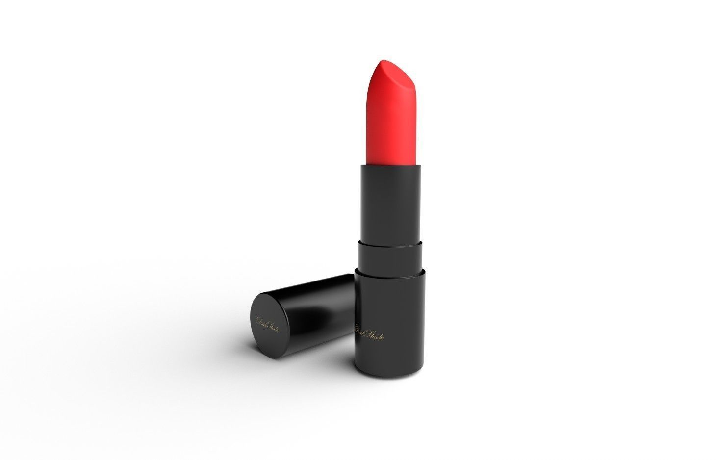 Lipstick M01 Low-poly 3D model_3