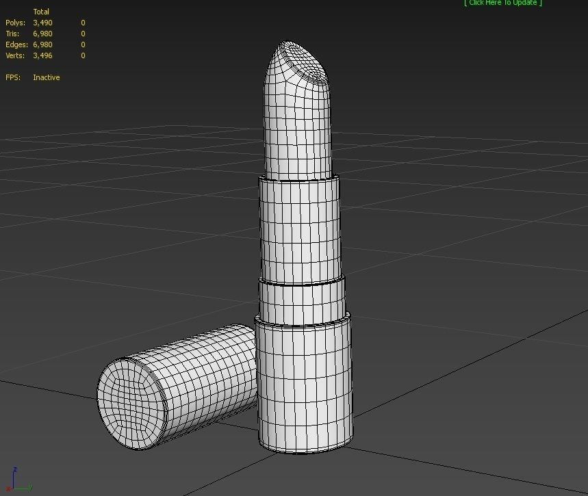 Lipstick M01 Low-poly 3D model_6