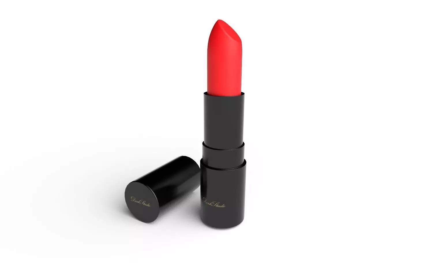 Lipstick M01 Low-poly 3D model_0