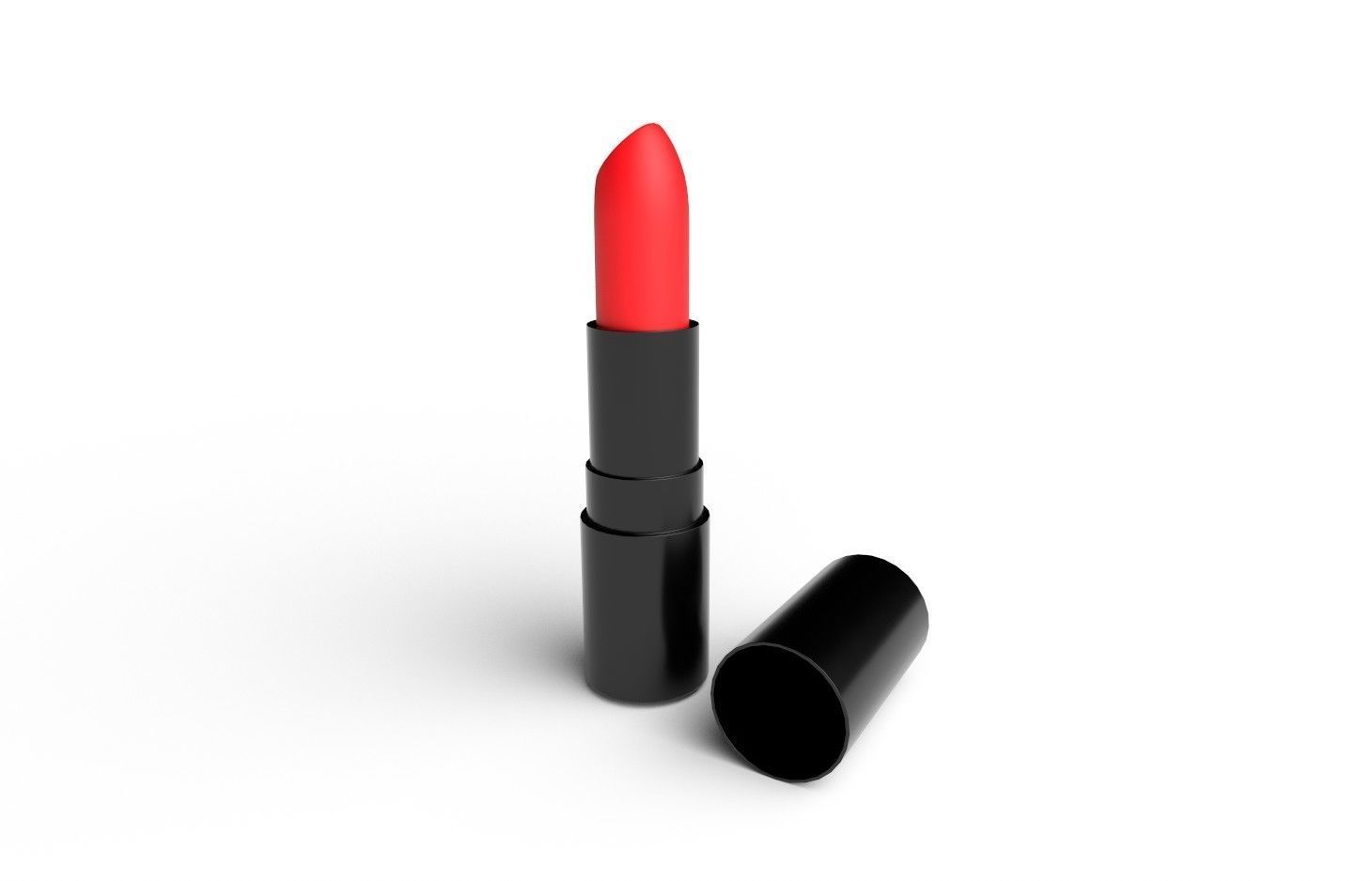 Lipstick M01 Low-poly 3D model_4