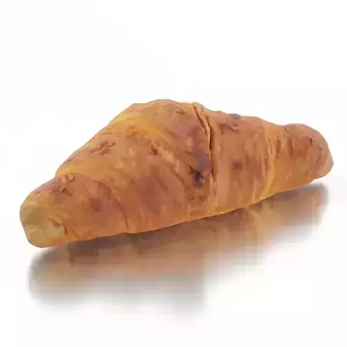 Nut Croissant Low-poly 3D model