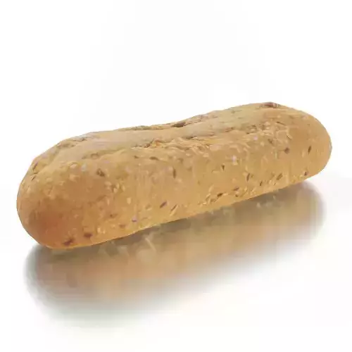 Long Seed Sandwich Low-poly 3D model