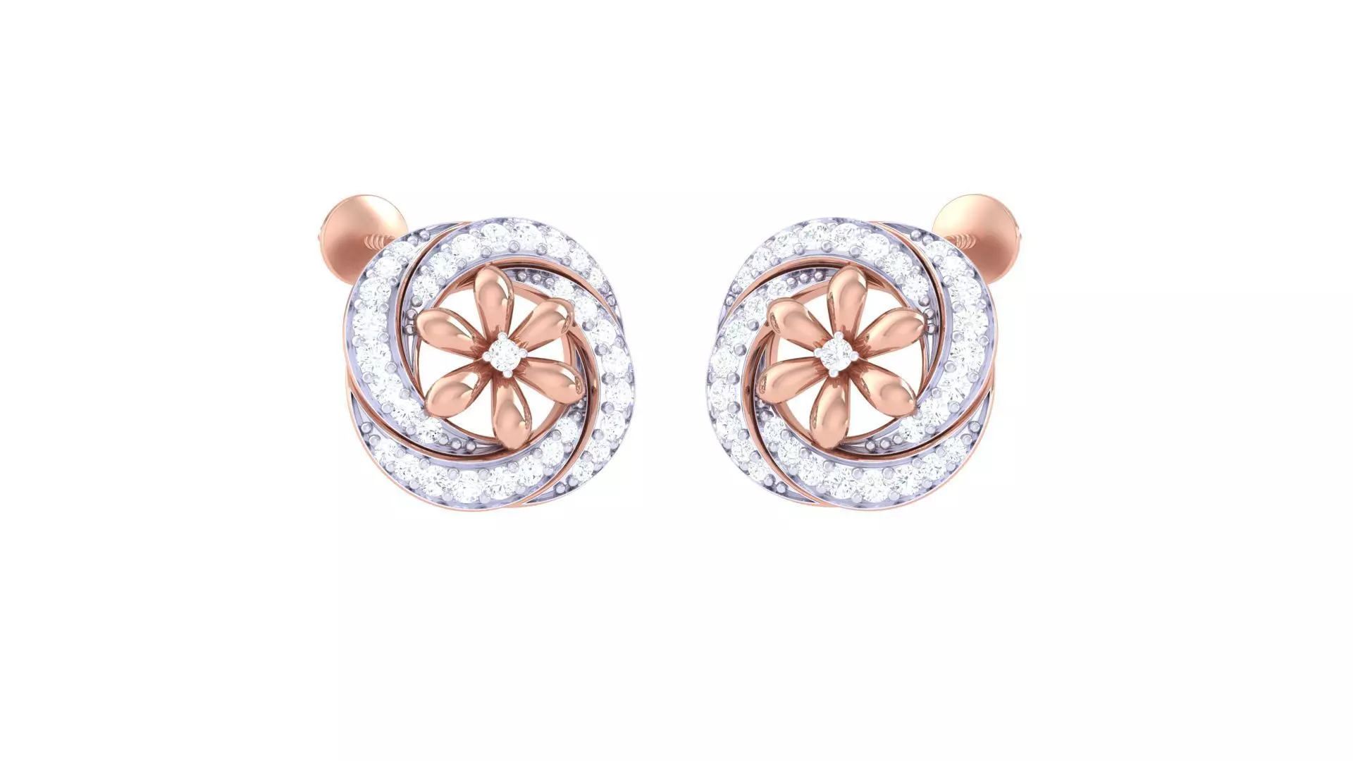 GemStone Diamond Light weight earring 45 3D print model