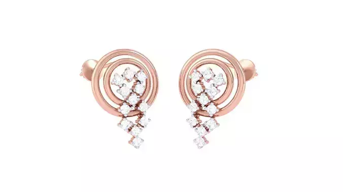 GemStone Diamond Light weight earring 44