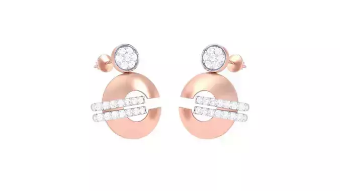 GemStone Diamond Light weight earring 40