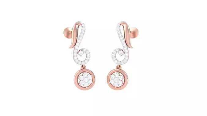 GemStone Diamond Light weight earring 30