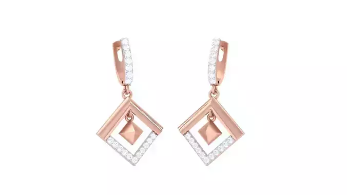 GemStone Diamond Light weight earring 21