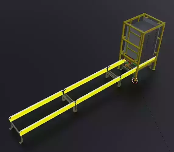 Pallet Dispenser 3D designed