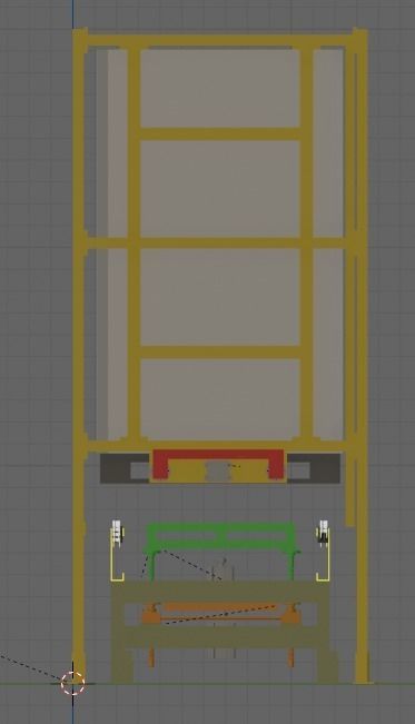 Pallet Dispenser 3D designed 3D model_4